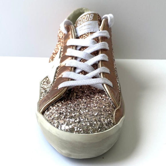 GOLDEN GOOSE Super Star in Silver/Peach  - MSRP $695.00 - BNIB - Picture 5 of 8